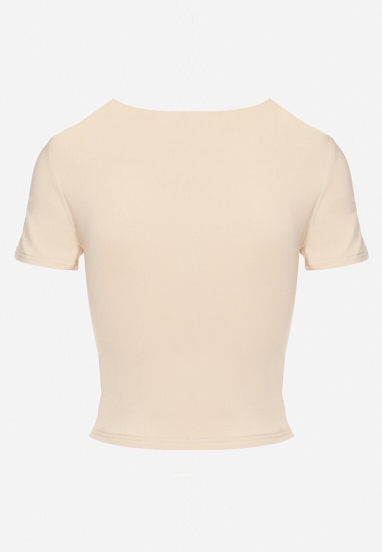 T-shirt Bej deschis