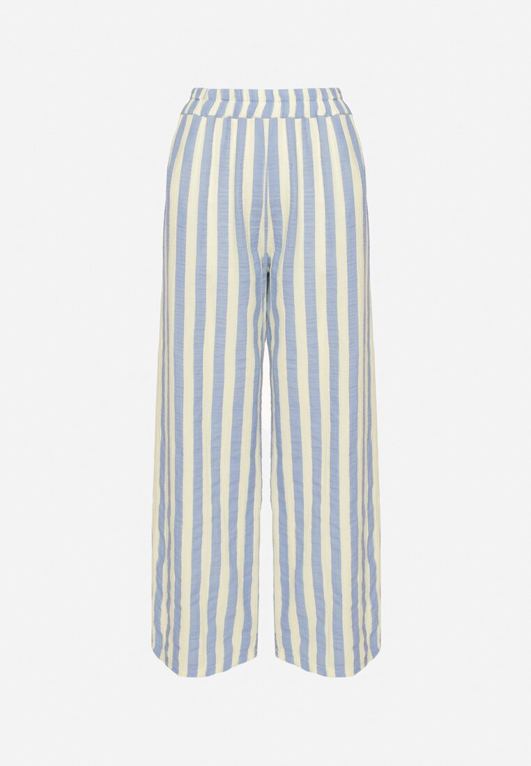 Pantaloni Albastru cu galben