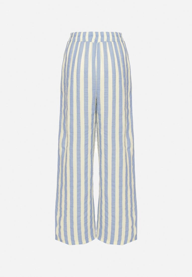 Pantaloni Albastru cu galben