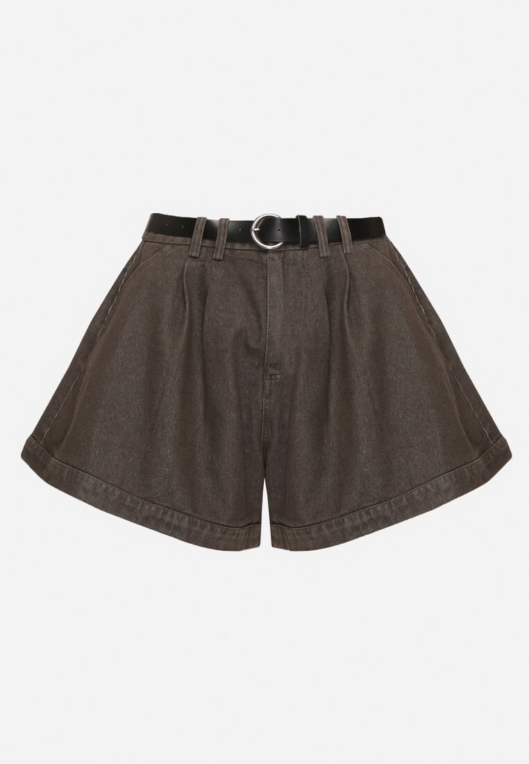 Pantaloni scurți Maro