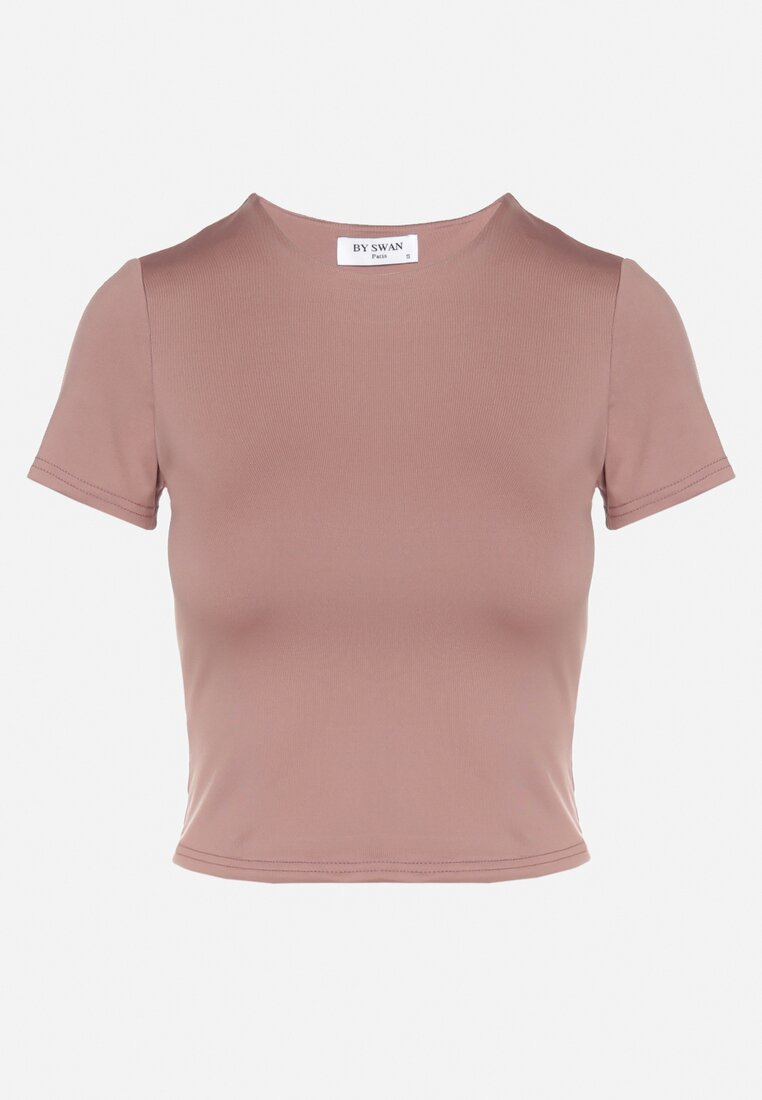 T-shirt Roz închis