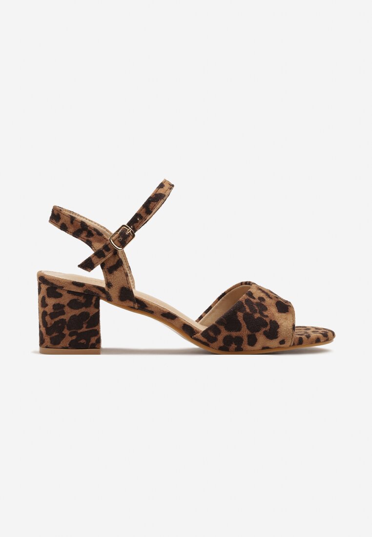 Sandale Imprimeu leopard