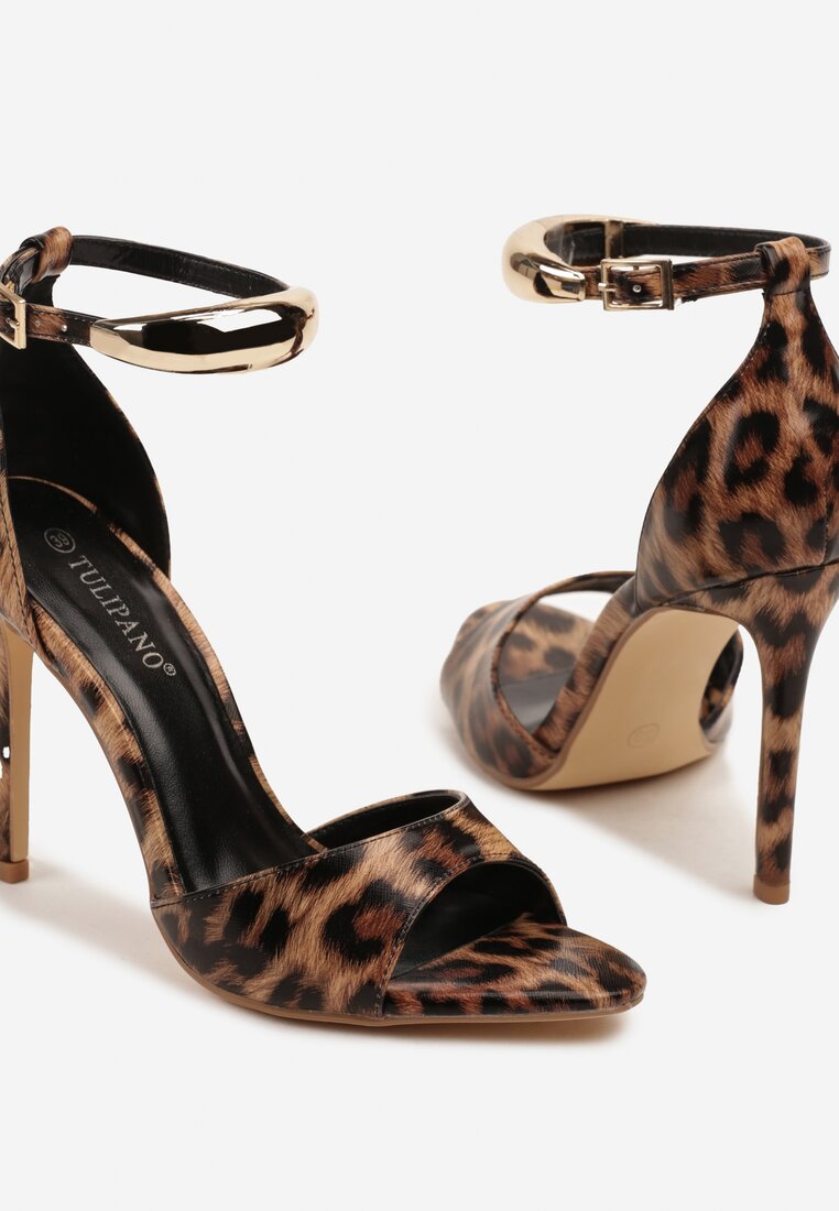 Sandale Imprimeu leopard