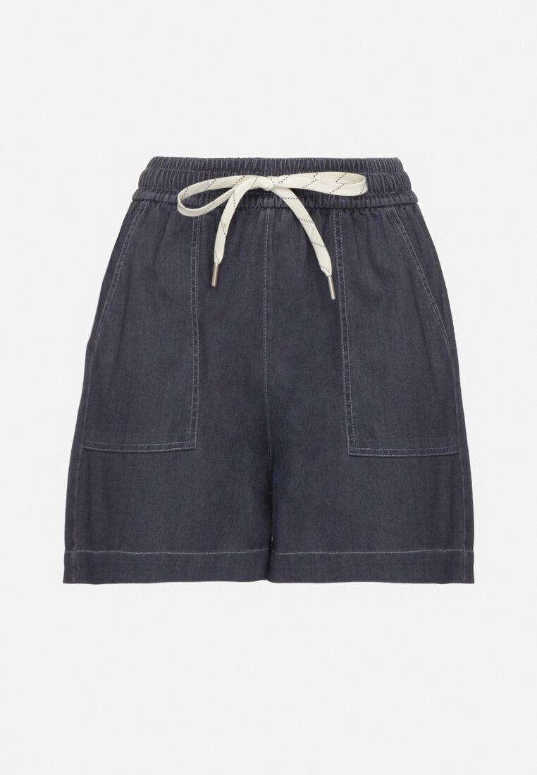 Pantaloni scurți Bleumarin