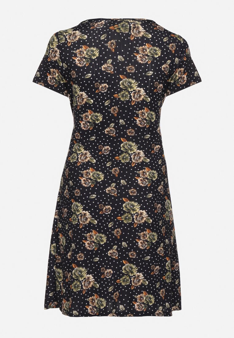 Rochie Bleumarin cu bej