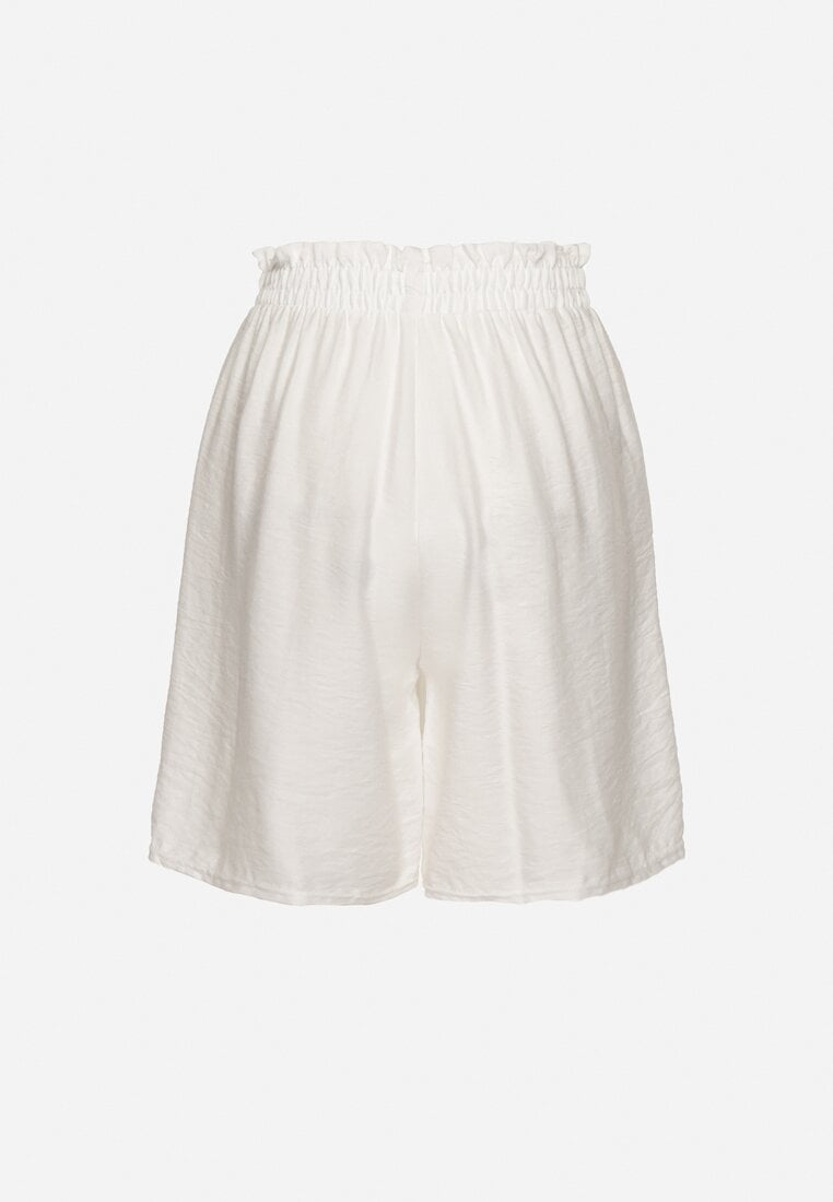 Pantaloni scurți Albi