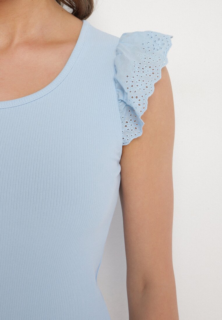 Top Albastru deschis