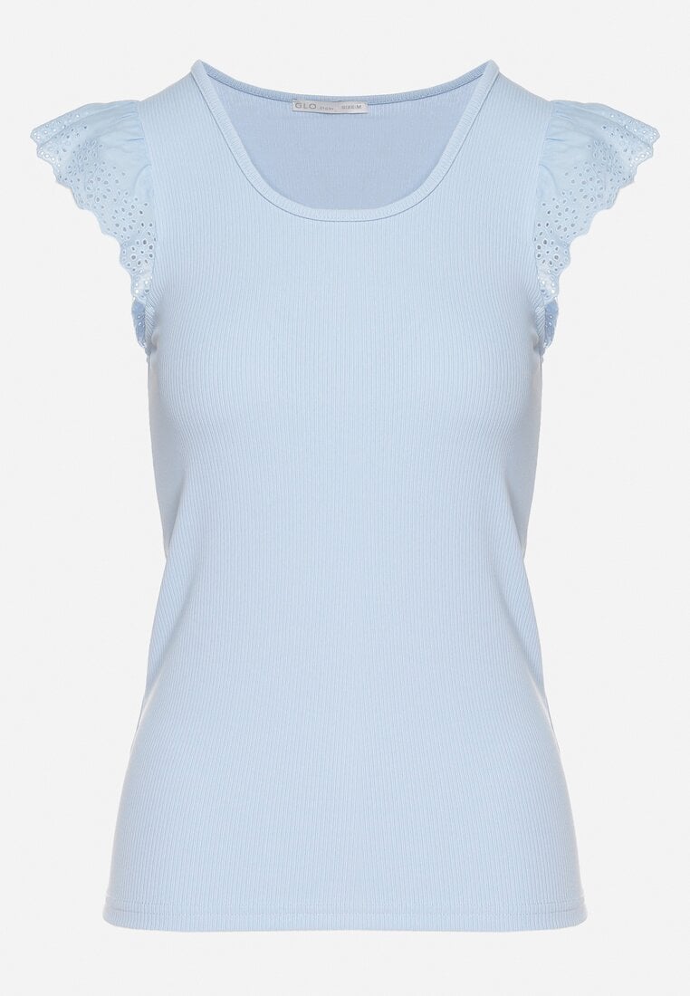 Top Albastru deschis