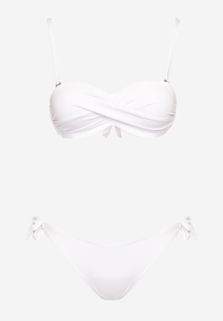 Costum de baie bikini Alb