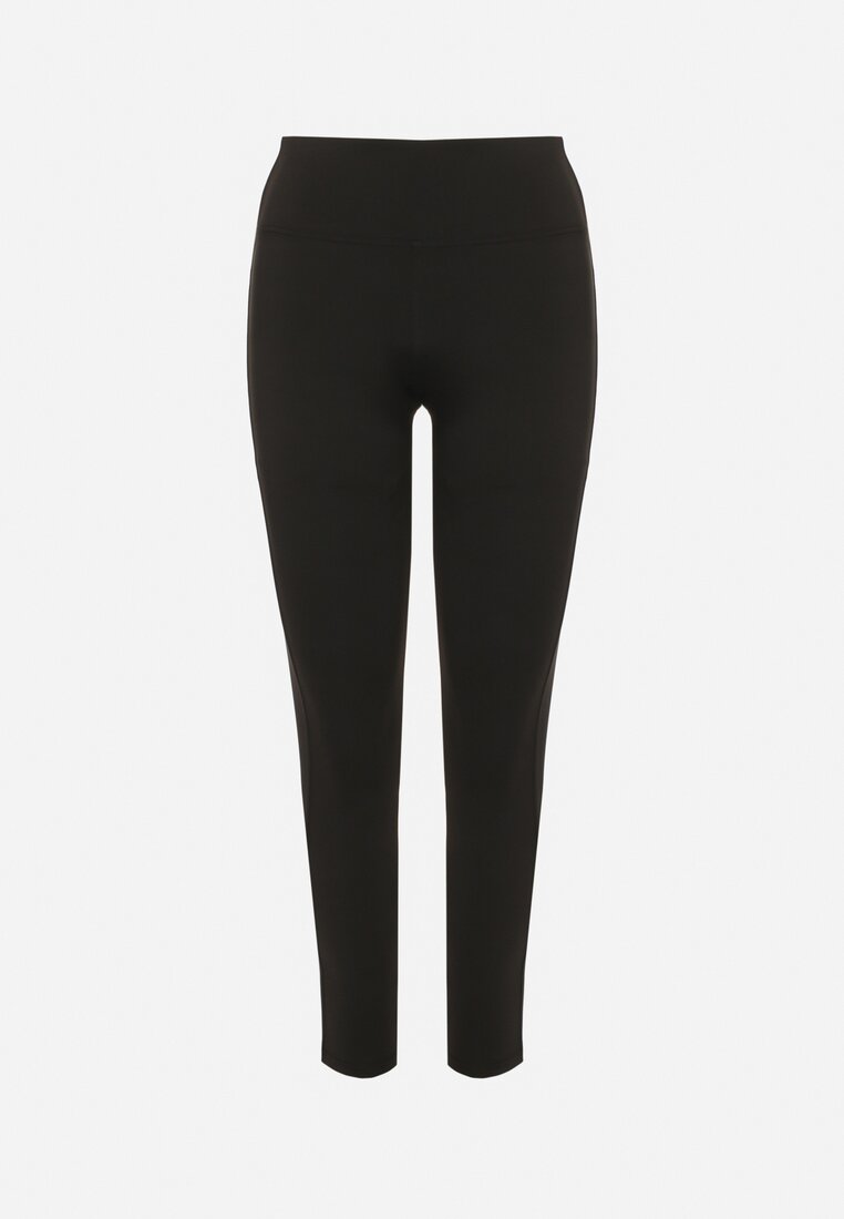 Czarne Legginsy z Modelującymi Przeszyciami Selettia