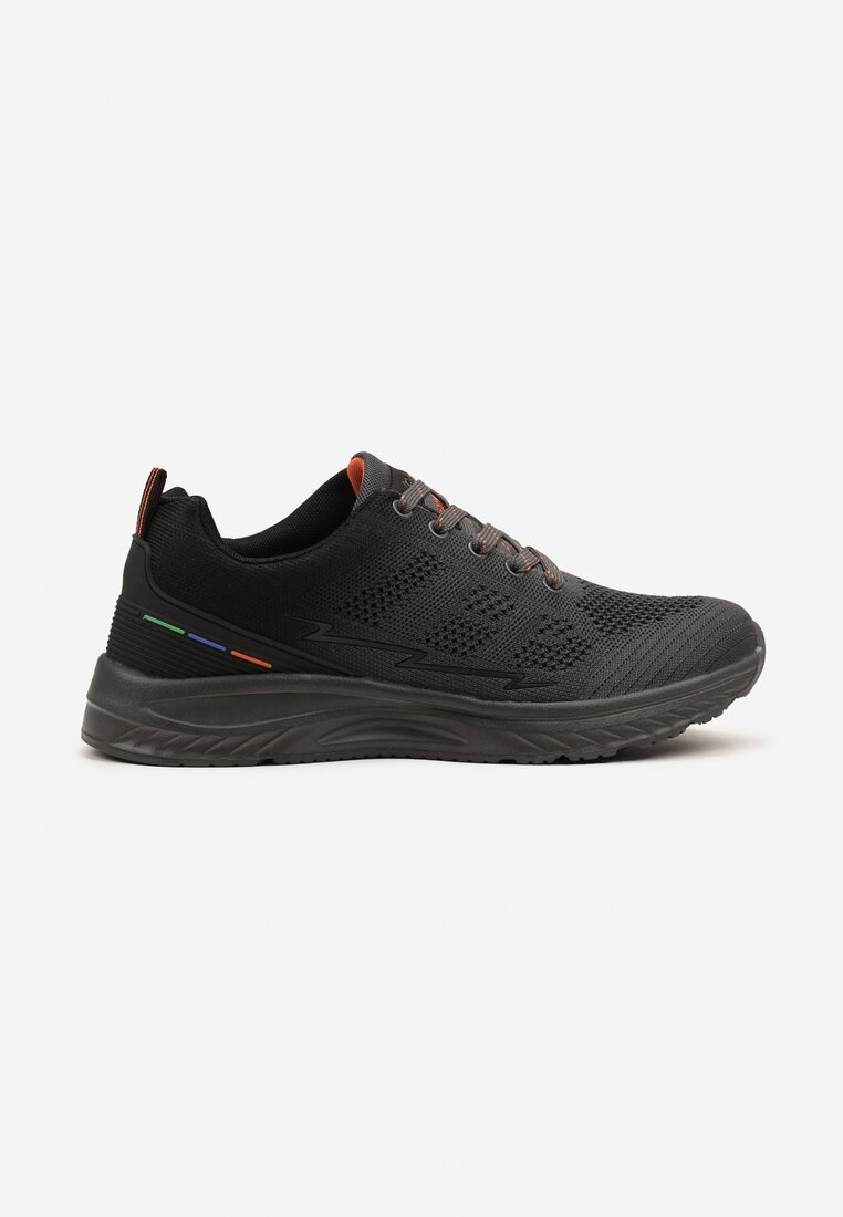 Ciemnoszare Buty Sportowe Sneakersy z Perforacją Ziraline