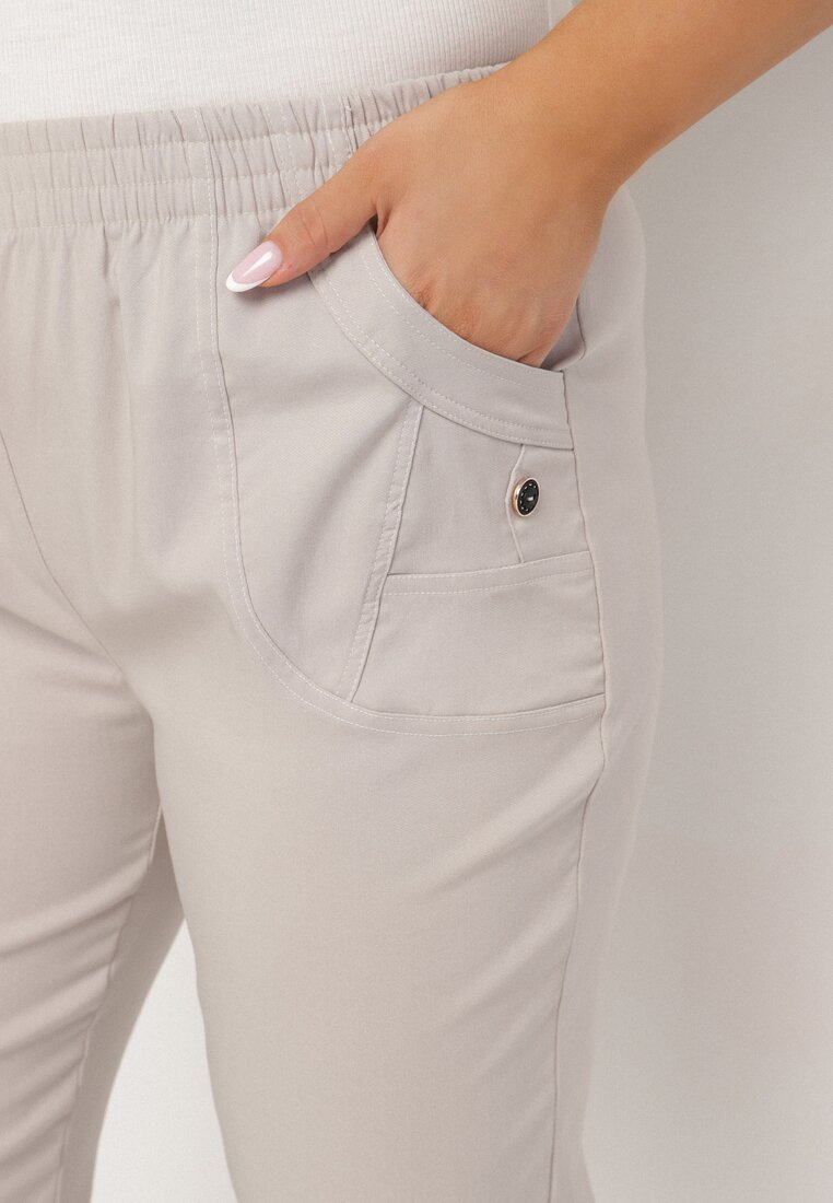 Pantaloni Bej deschis