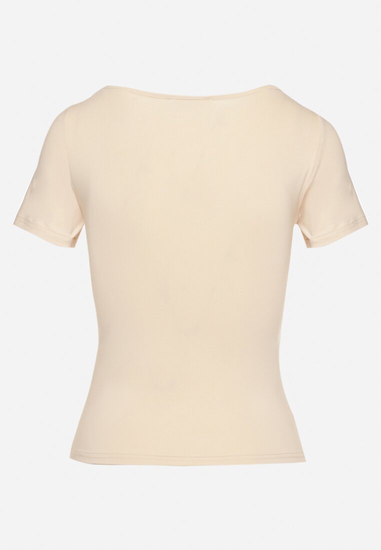 T-shirt Bej deschis