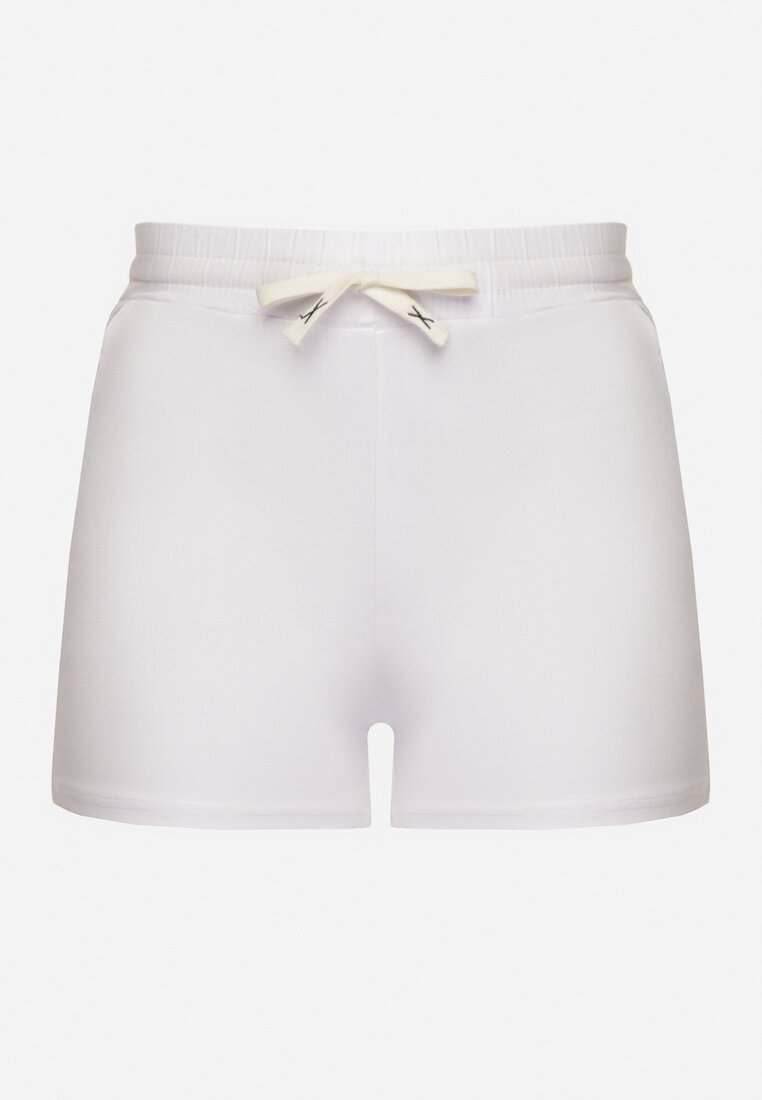 Pantaloni scurți Albi