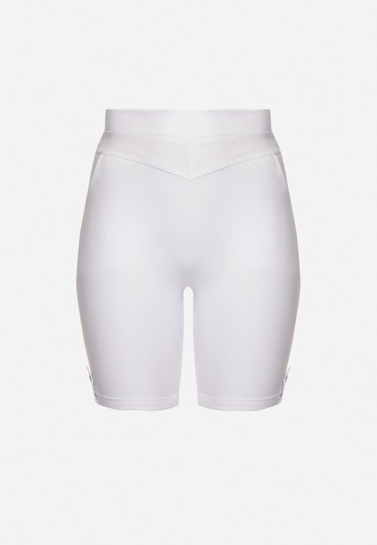 Pantaloni scurți Albi
