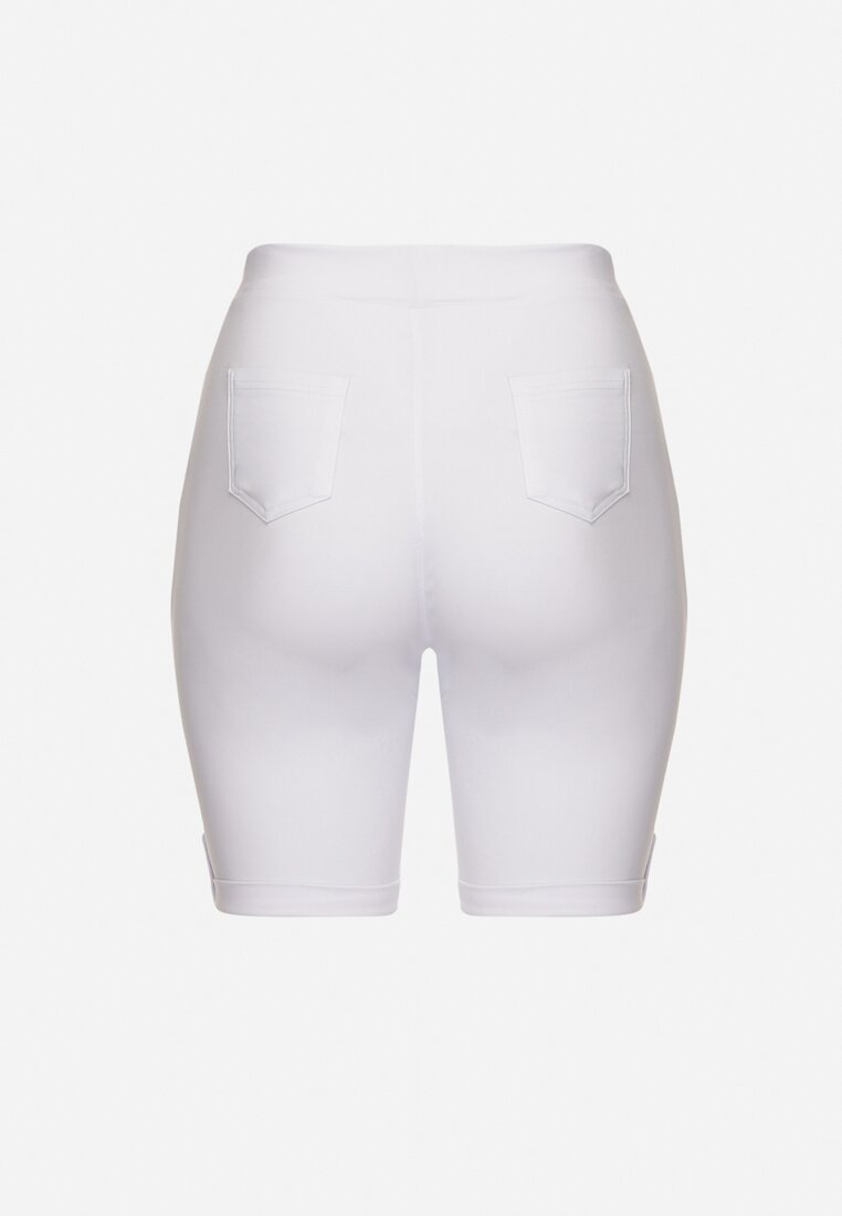 Pantaloni scurți Albi