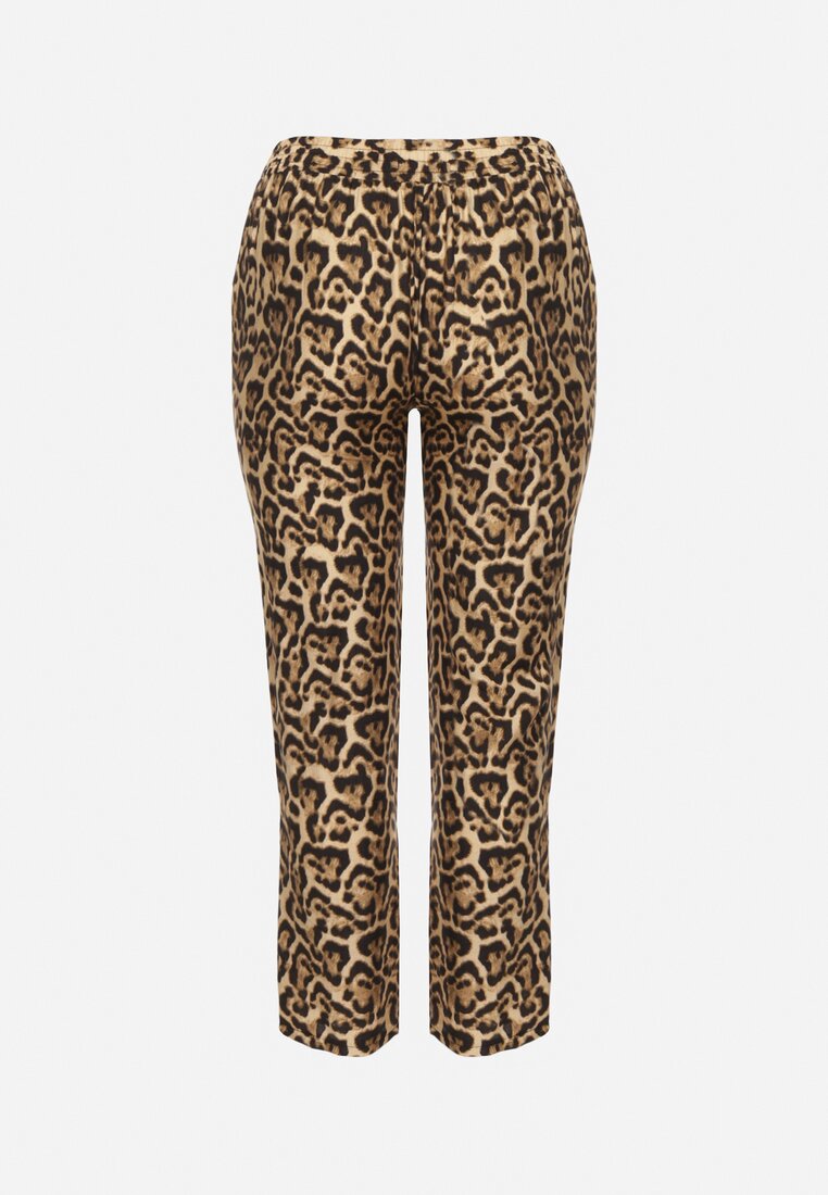 Pantaloni Imprimeu leopard