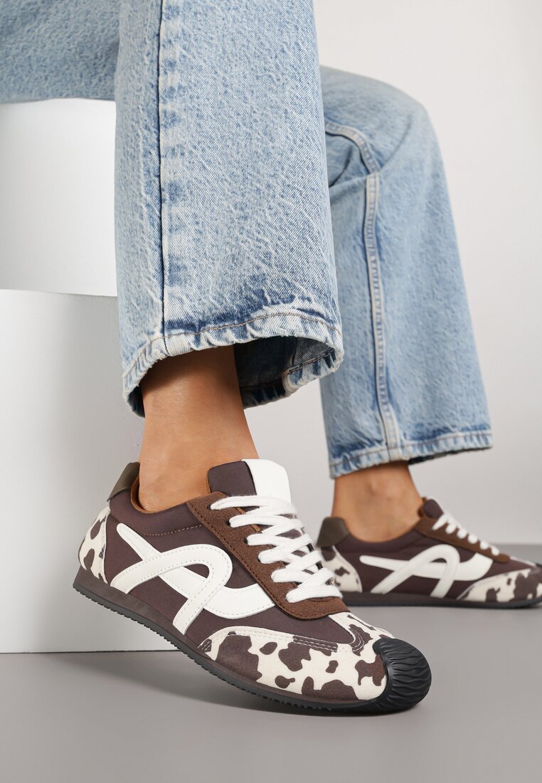 Wielokolorowe Sneakersy Ozdobione Geometrycznym Motywem Ardetia