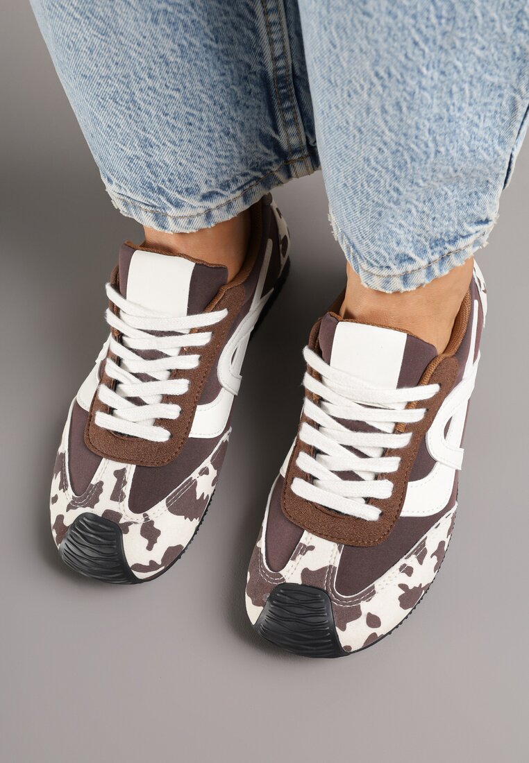 Wielokolorowe Sneakersy Ozdobione Geometrycznym Motywem Ardetia