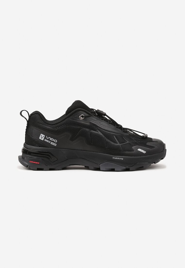 Czarne Buty Sportowe Sneakersy Ozdobione Tłoczeniem Rilonea
