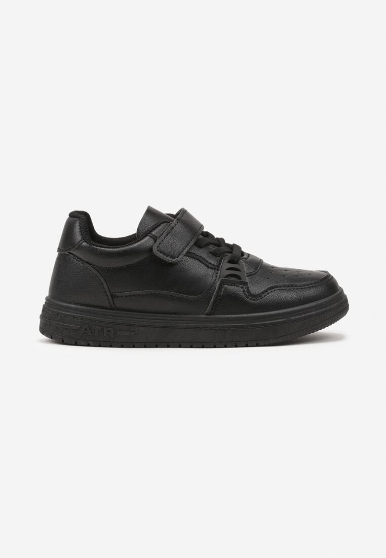 Czarne Buty Sportowe Sneakersy z Ozdobą Nolivine