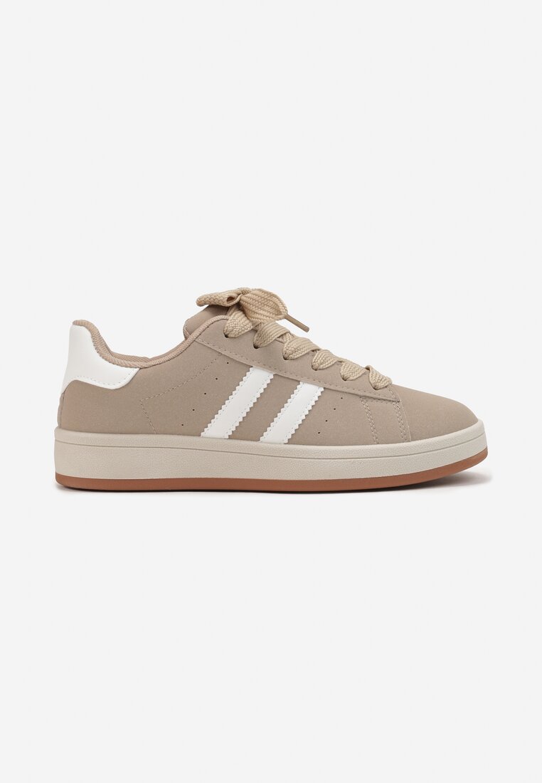 Sneakers Bej cu alb