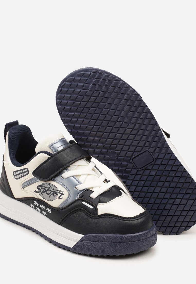 Beżowo-Niebieskie Buty Sportowe Mosophoros