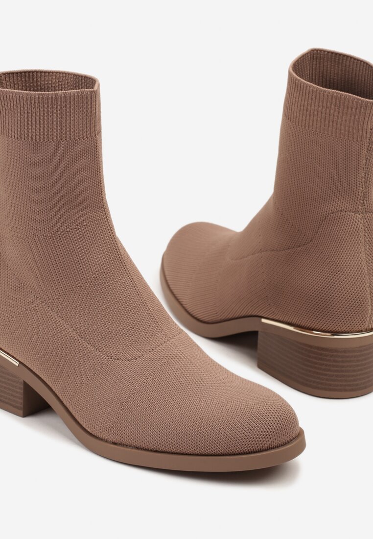 Botine Bej închis