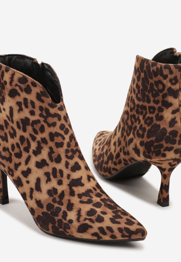 Botine Imprimeu leopard