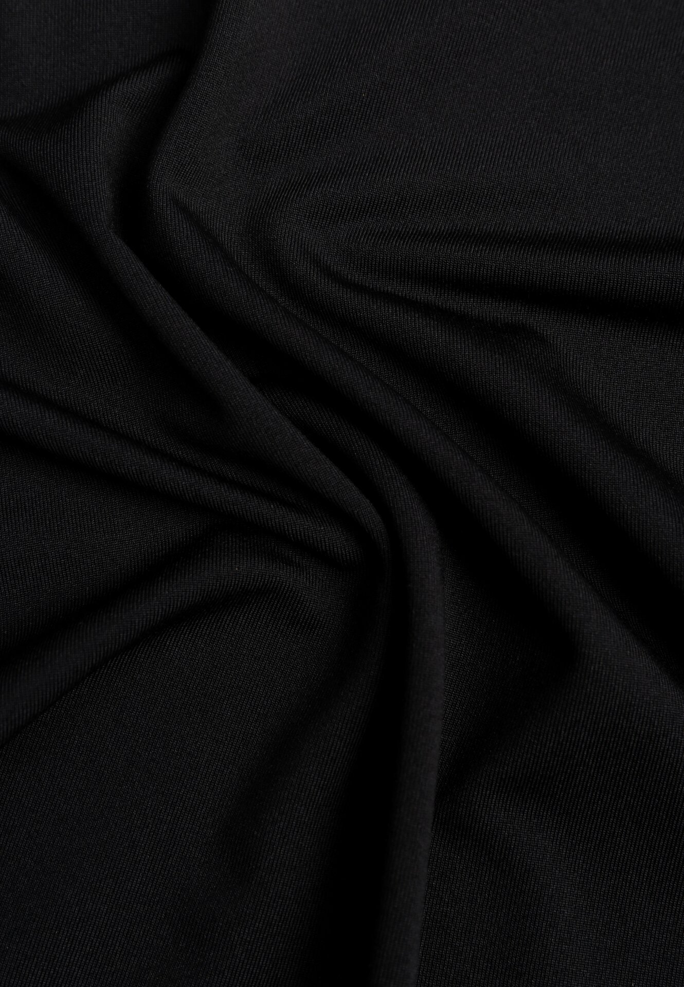 Czarna Bluzka z Golfem Vices Ozdobiona Transparentnymi Wstawkami Hatalie