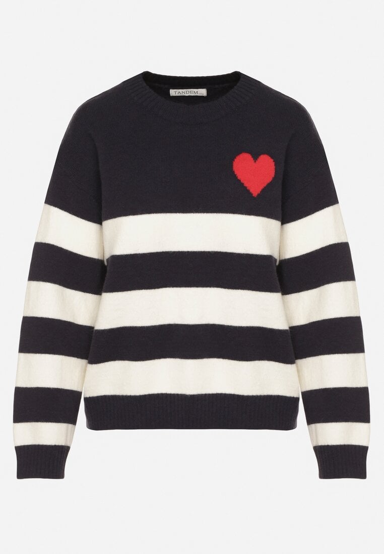 Pulover Bleumarin