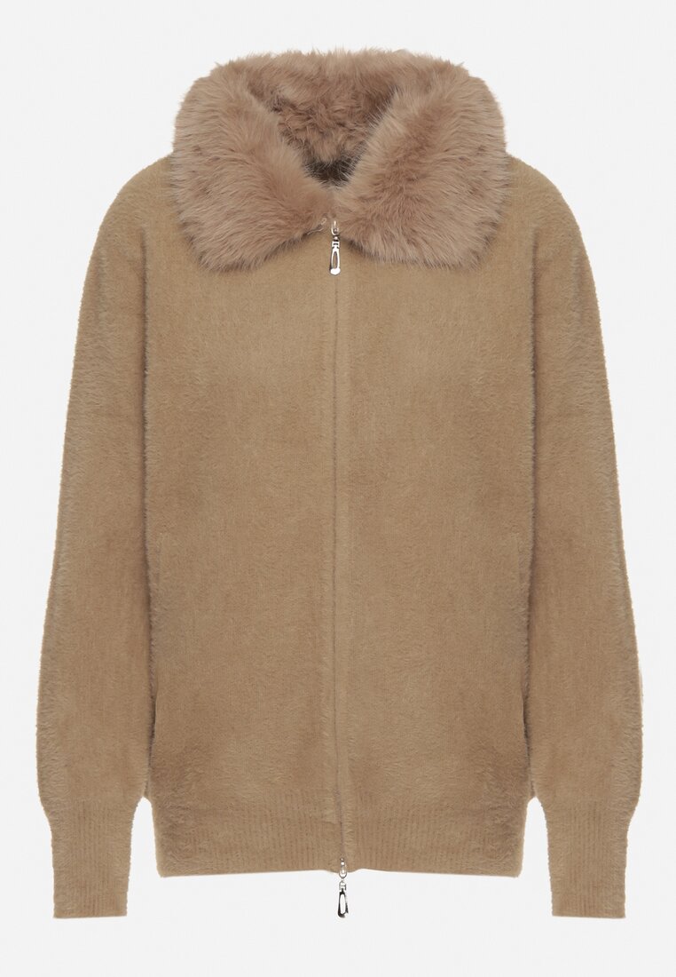 Cardigan Bej închis