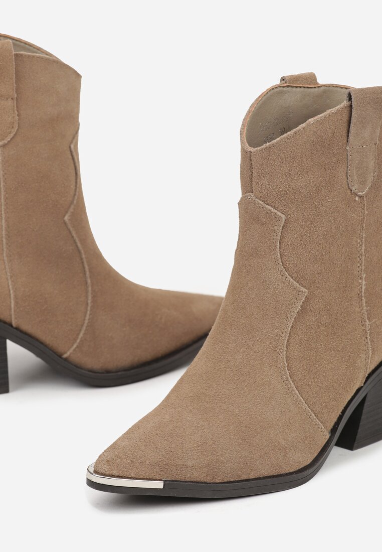 Botine Bej închis