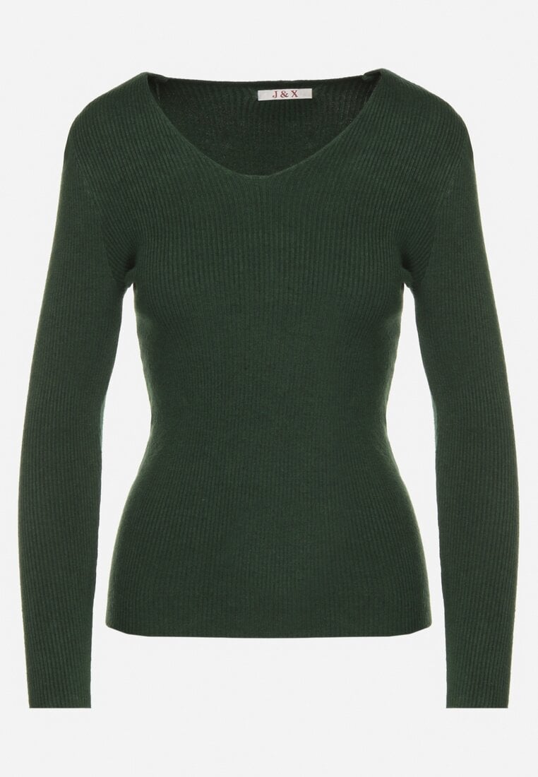 Pulover Verde închis