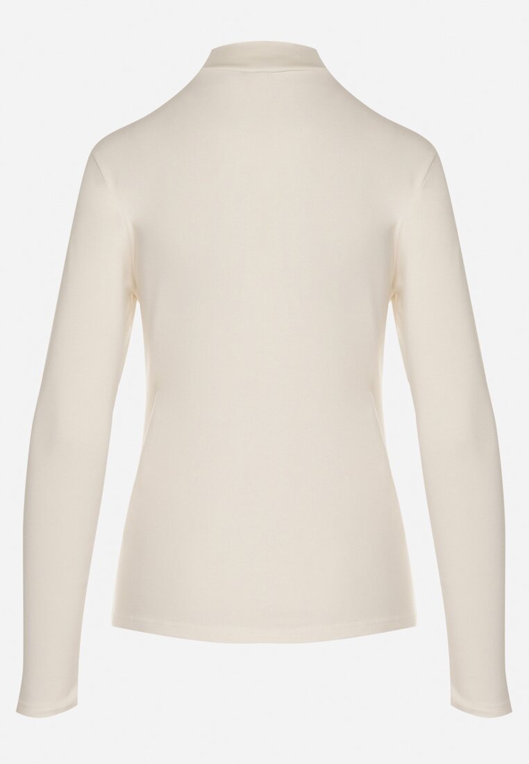 Biała Bluzka Golf Typu Longsleeve Altera