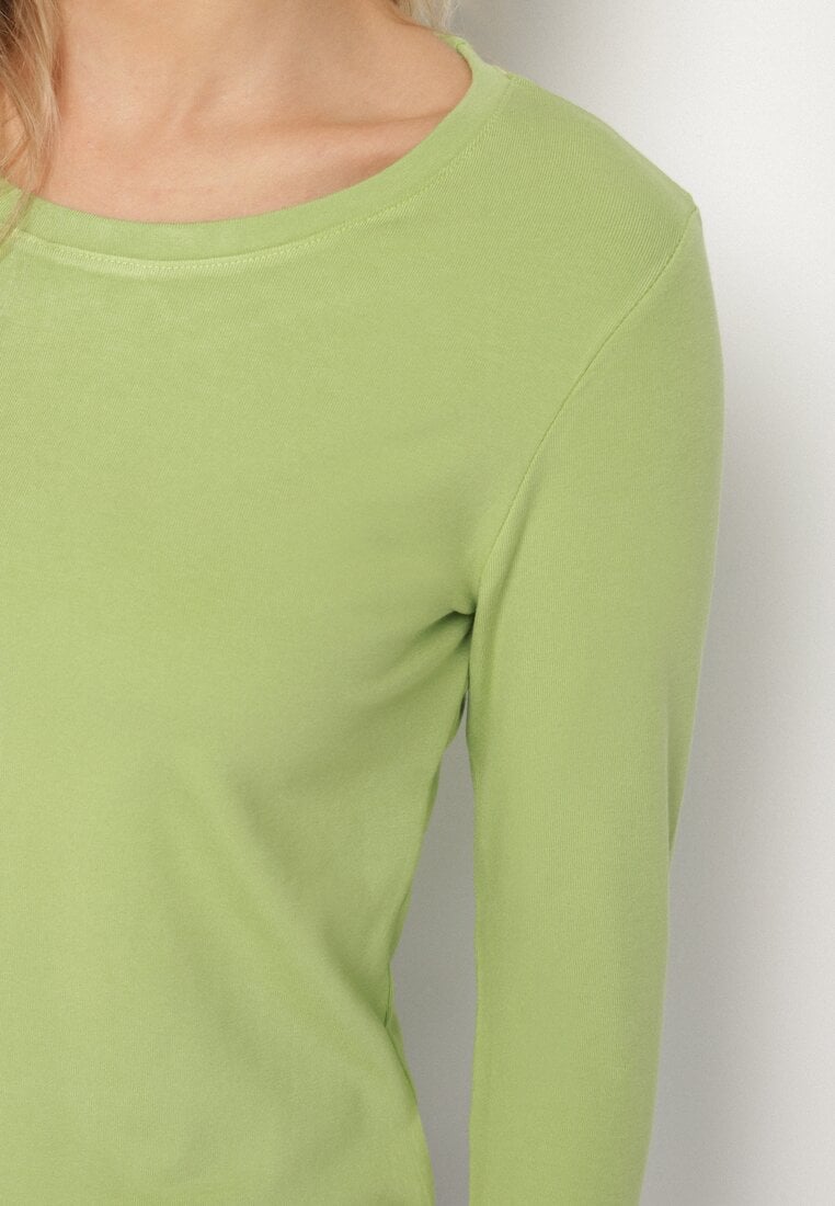 Zielona Bluzka Typu Longsleeve Unelessa