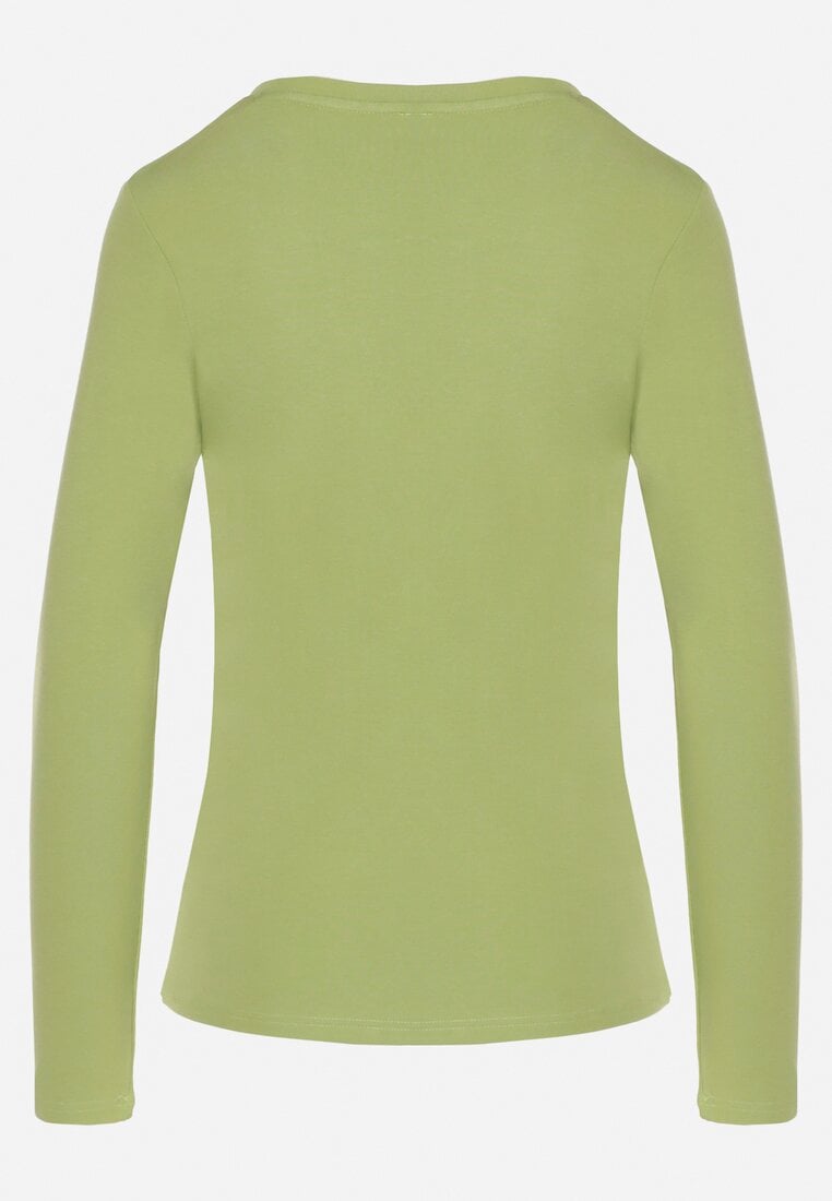 Zielona Bluzka Typu Longsleeve Unelessa