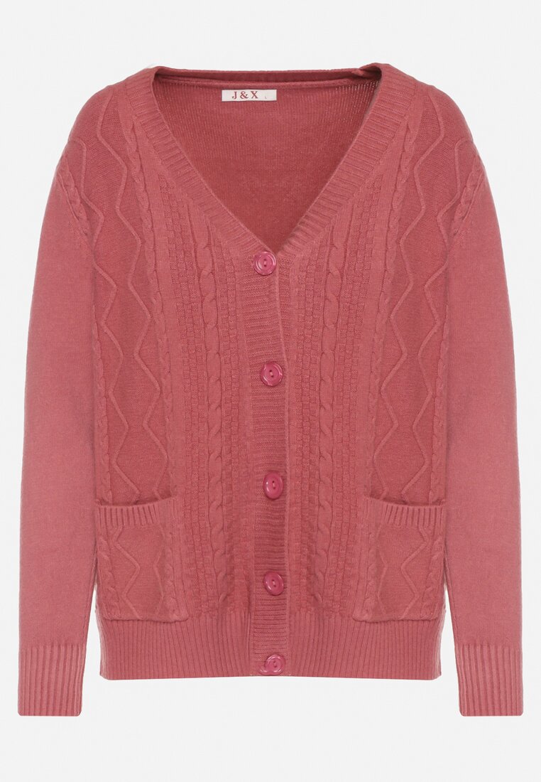 Rózsaszín Kardigán