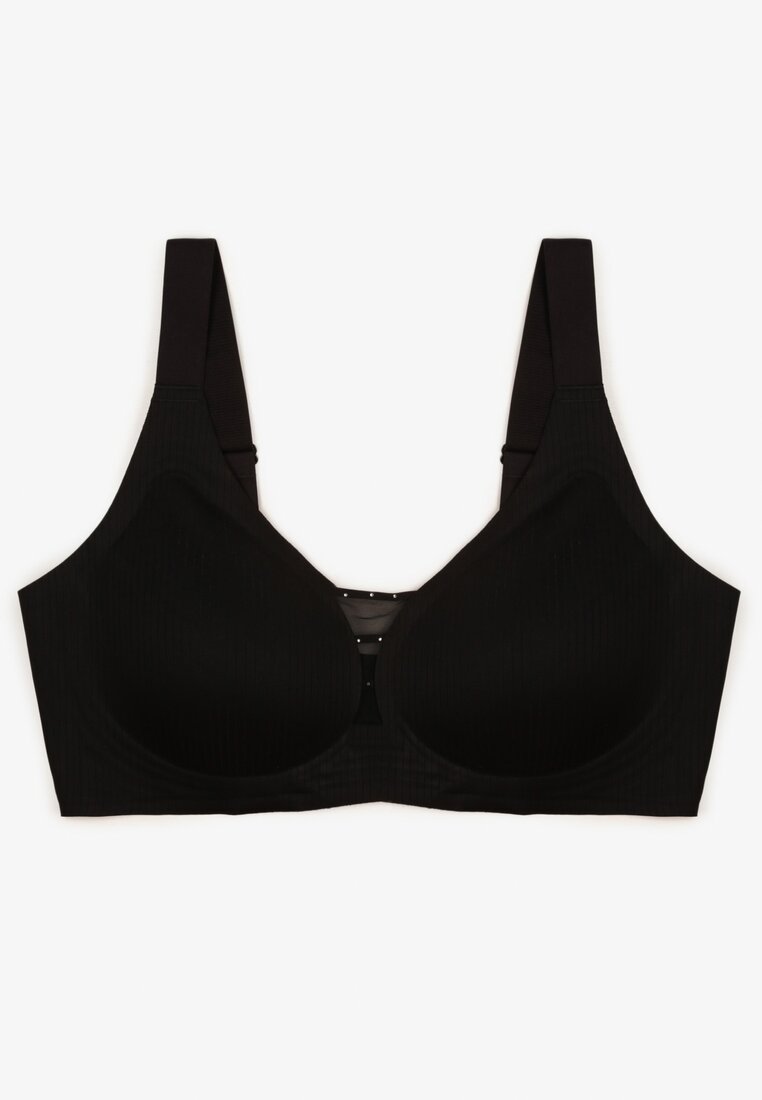 Fuksjowy Sportowy Biustonosz z Suwakiem z Przodu Eziline