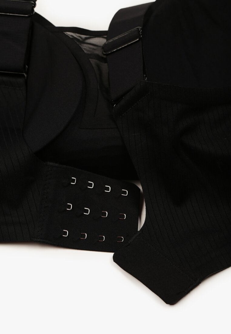 Fuksjowy Sportowy Biustonosz z Suwakiem z Przodu Eziline