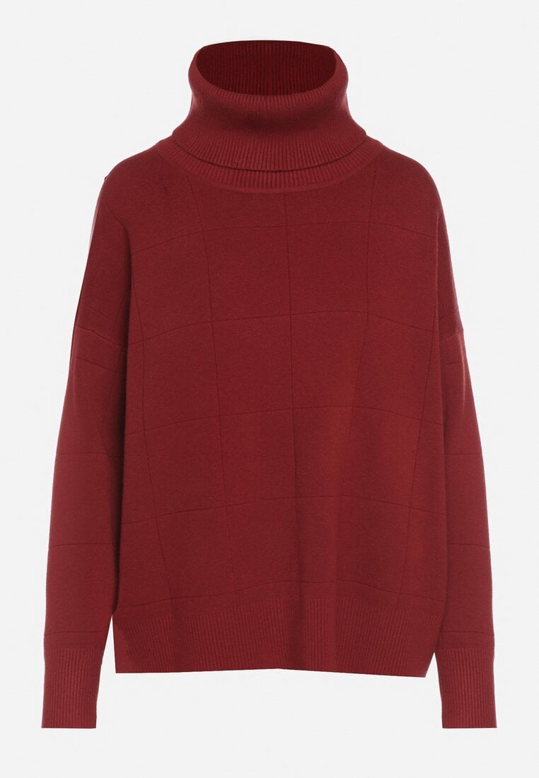 Pulover pe gât Roșu