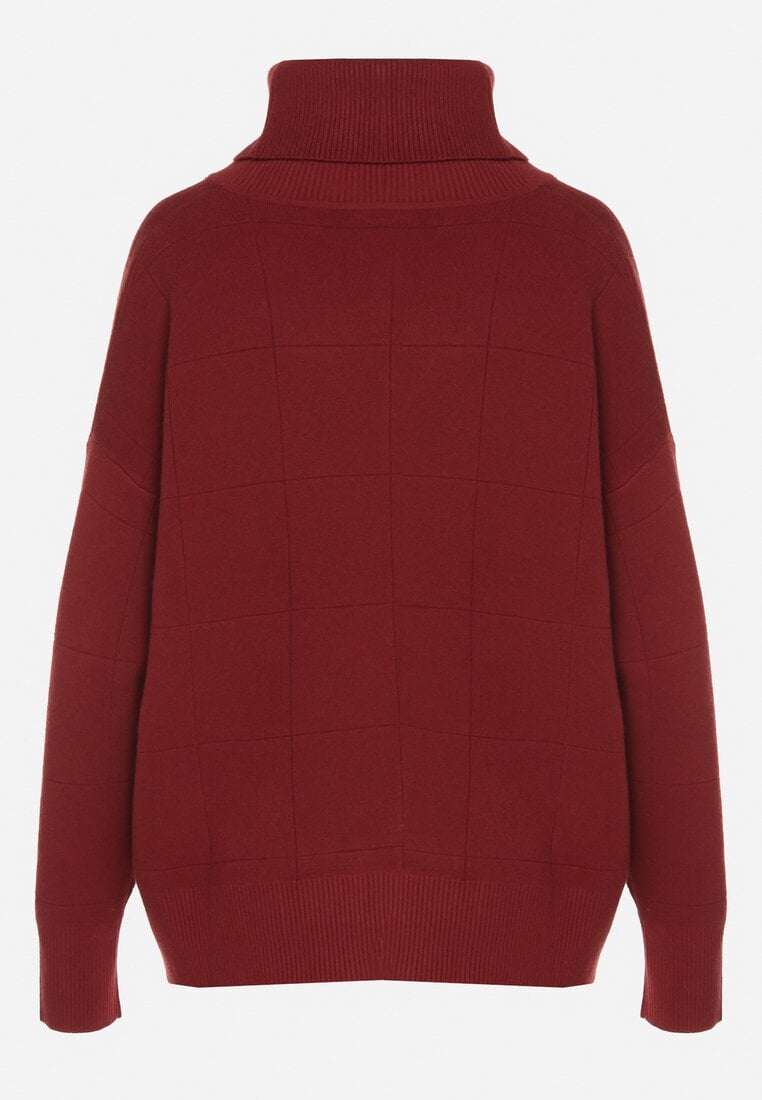 Pulover pe gât Roșu