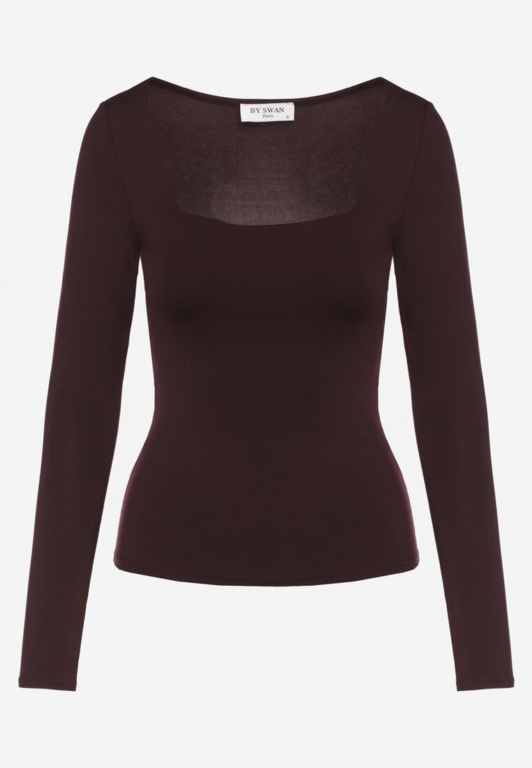 Bordowa Bluzka Alexussi