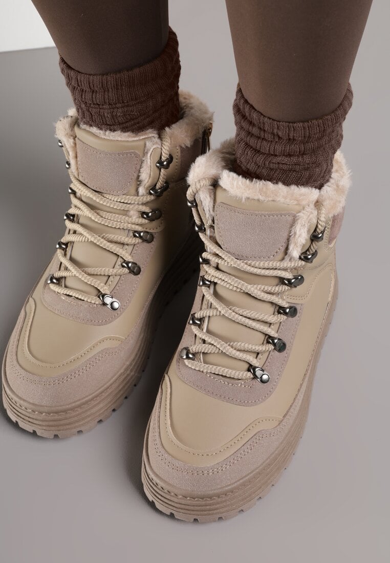 Sneakers Bej închis