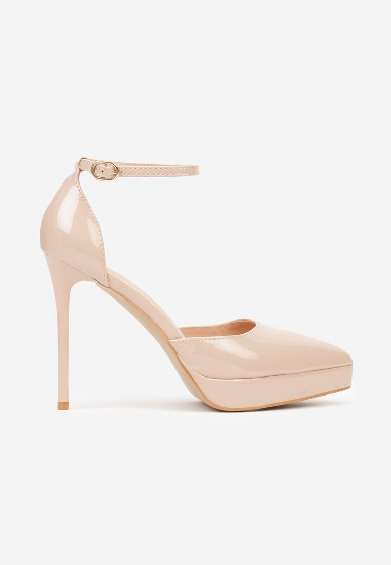 Pantofi stiletto Bej