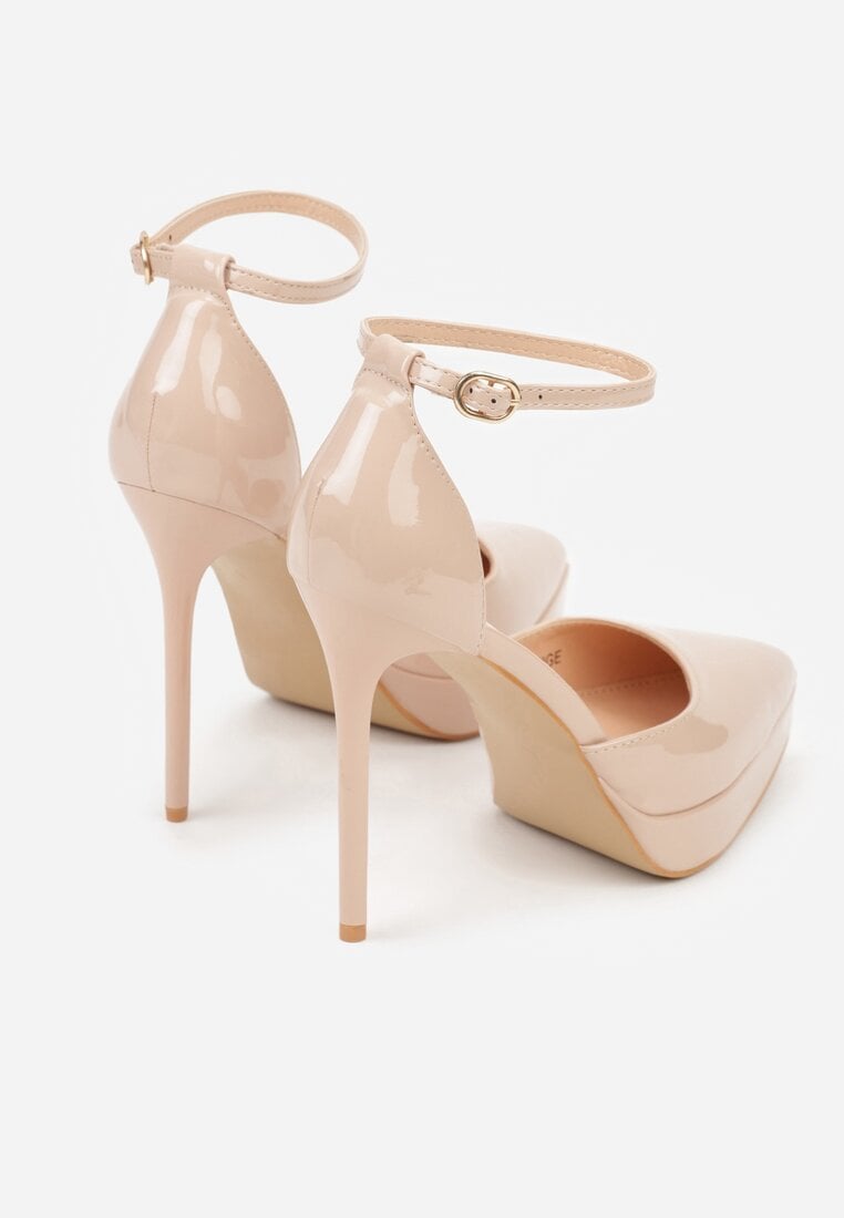Pantofi stiletto Bej
