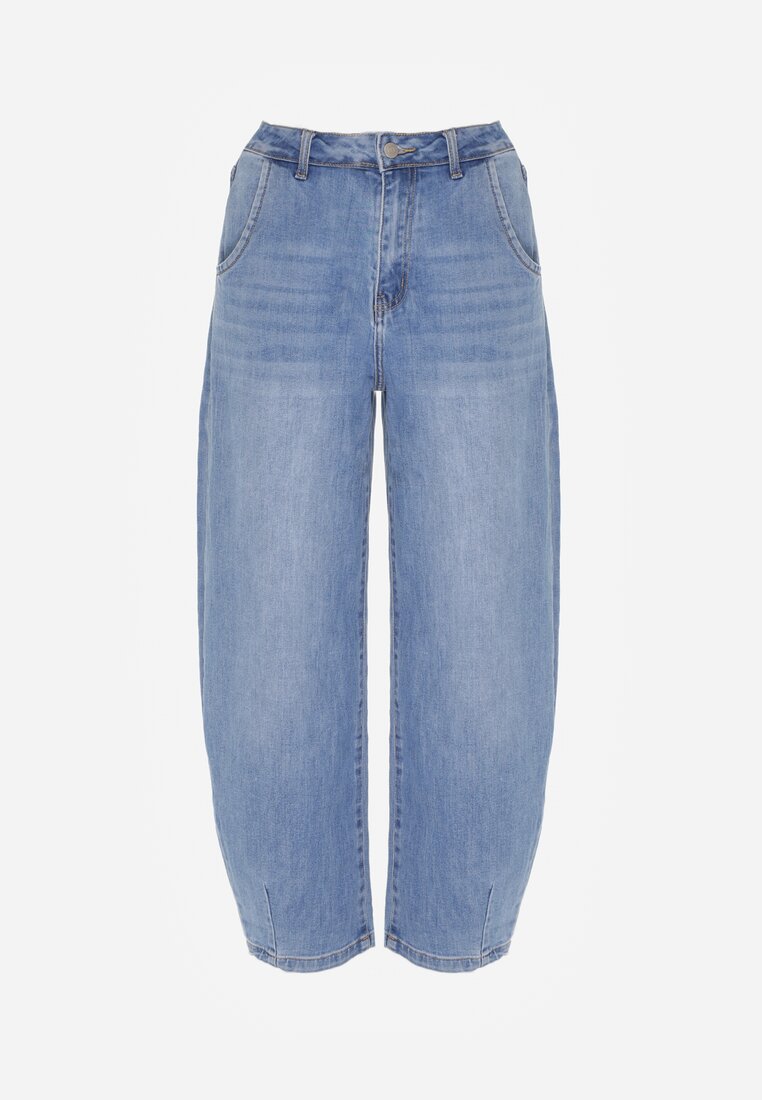 Niebieskie Jeansy z Bawełną w Stylu Balloon Vilinevera