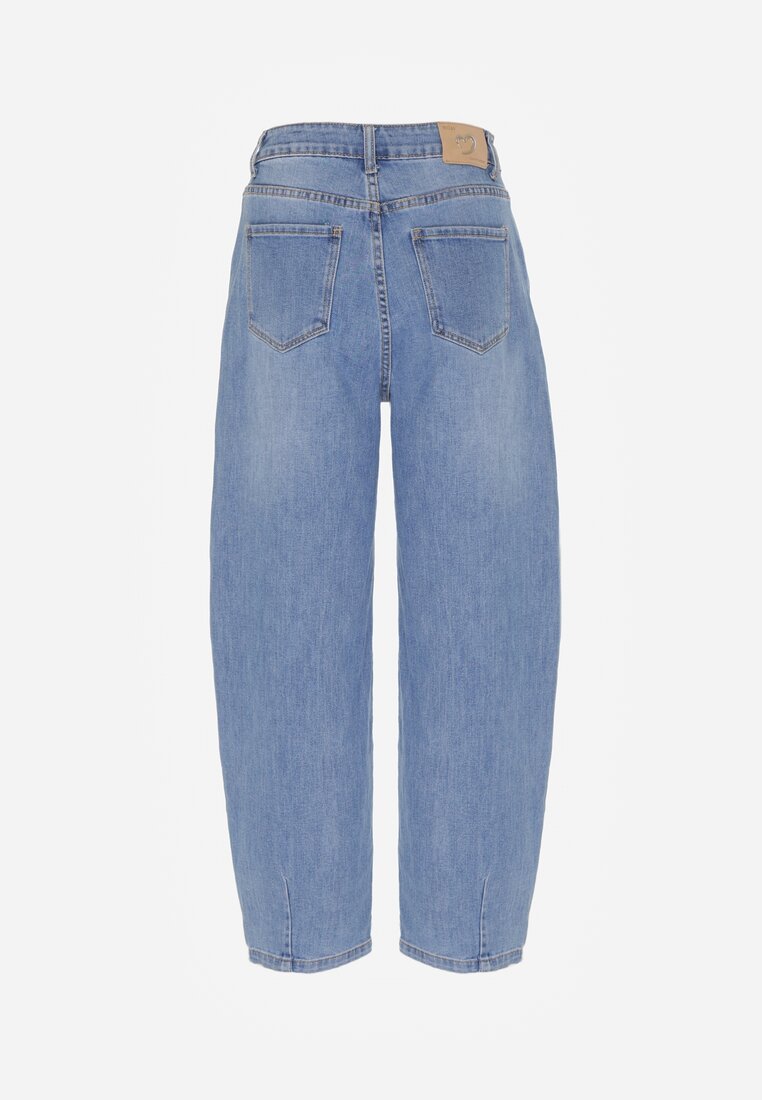 Niebieskie Jeansy z Bawełną w Stylu Balloon Vilinevera