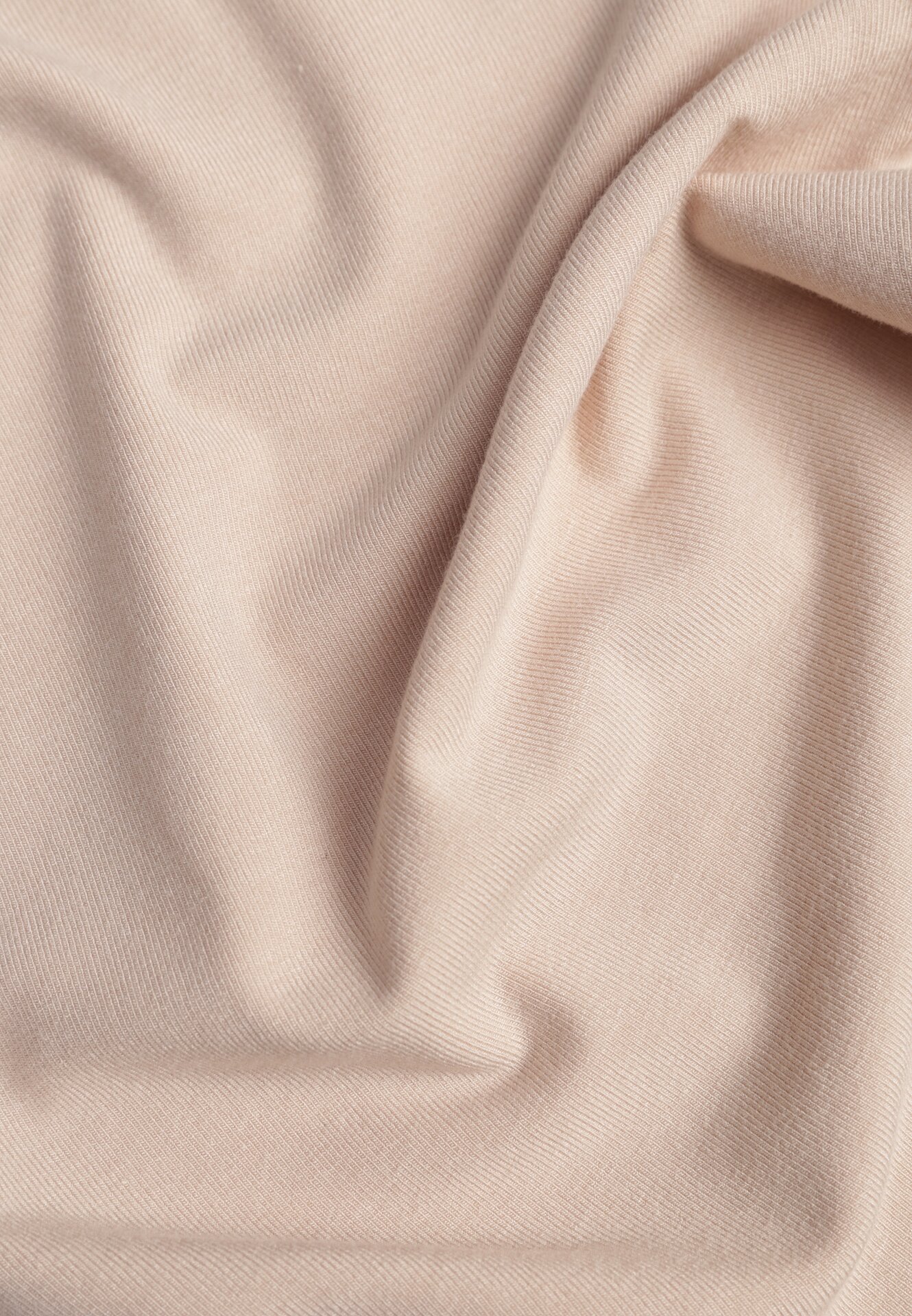 Beżowy Wiskozowy T-shirt o Dopasowanym Kroju z Dekoltem w Łódkę Idahphaeia