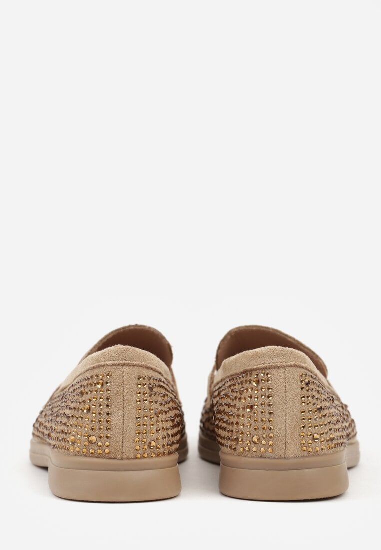 Mocasini Bej închis